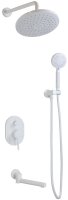 Душевая система Bronze de Luxe Scandi 14582W Белая
