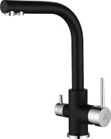Смеситель для кухонной мойки Paulmark Essen Es213011-308 , черный