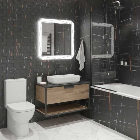 Зеркало Sanita Luxe Line 75 LIN75SLMRKCS0010 с подсветкой с сенсорным выключателем 