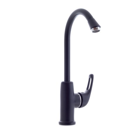 Смеситель D&K Eucharius Rhein DA1372425 для кухонной мойки, черный 