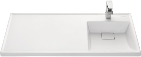 Раковина Aquaton Лондри 105 R 1A72223KLH010 на стиральную машину Белая 