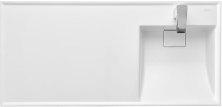 Раковина Aquaton Лондри 105 R 1A72223KLH010 на стиральную машину Белая 