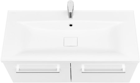 Тумба под раковину Aquaton Мадрид 100 М 1A128001MA010 подвесная Белая 