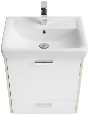 Тумба под раковину Aquaton Йорк 55 М 52 1A170801YOAV0 подвесная Белая Ясень фабрик 