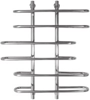 Полотенцесушитель водяной Energy Aero 800x700 форма лесенка нестандартная, нержавеющая сталь, нижнее/диагональное/боковое подключение 3/4", 830мм х 700мм, все для подключения в комплекте