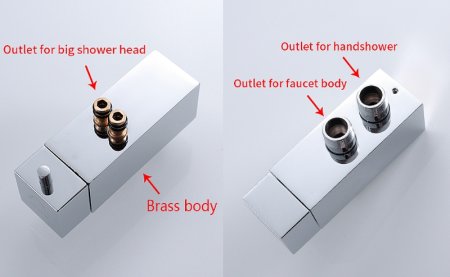 Душевая система Gappo G2408 Хром 