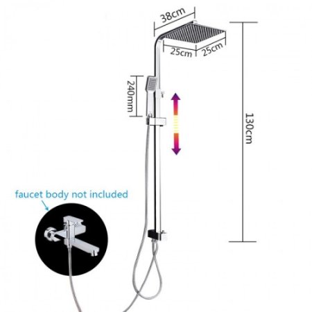 Душевая система Gappo G2408 Хром 
