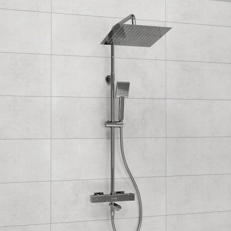 Душевая система WasserKRAFT A199.118.141.087.CH Thermo с термостатом Хром 