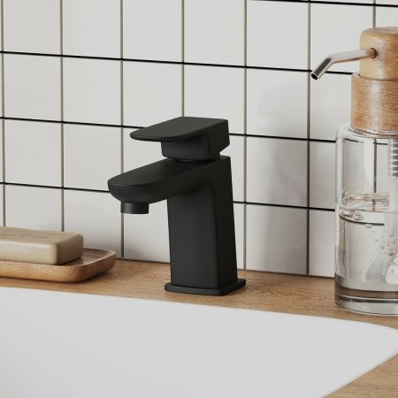 Смеситель для раковины Paini Nove 09YO205 Черный матовый 