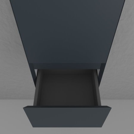 Пенал подвесной Style Line "Манхэттен" 36, ЭМАЛЬ 1 ящик PLUS графит 