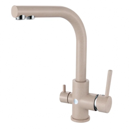 Cмеситель для кухни под фильтр GANZER REIN GZ16025B BEIGE 
