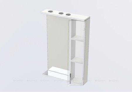 Зеркало-шкаф Aquanet Донна 60 венге 