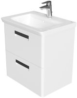 Тумба под раковину Roca The Gap 60 ZRU9302734 подвесная Белая матовая