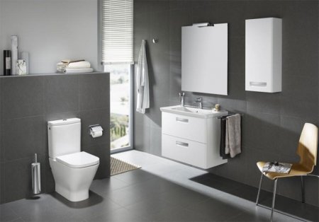 Тумба под раковину Roca The Gap 60 ZRU9302734 подвесная Белая матовая 