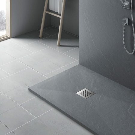 Душевой поддон из искусственного камня Vincea 130x90 VST-4SR9013G Серый 