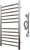 Электрический полотенцесушитель Point Аврора PN10148SE П12 400x800 левый/правый Хром 