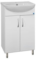 Тумба под раковину Style Line Эко Стандарт 9 Уют 55 Белый глянец