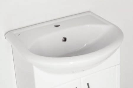 Тумба под раковину Style Line Эко Стандарт 9 Уют 55 Белый глянец 