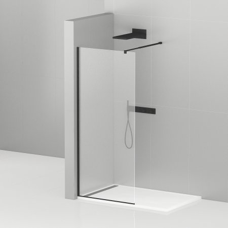 Душевая перегородка Cezares Liberta-L-1-100-C-NERO 