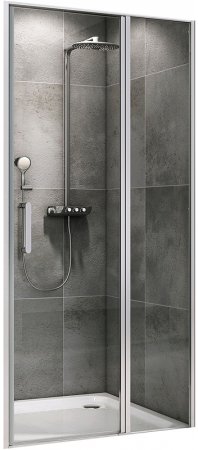 Душевая дверь Abber Sonnenstrand 120 AG04120S профиль Хром стекло прозрачное 