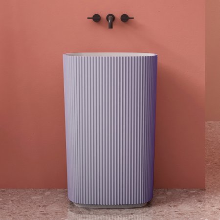 Раковина Abber Stein 55 AS2502Violett Фиолетовая 