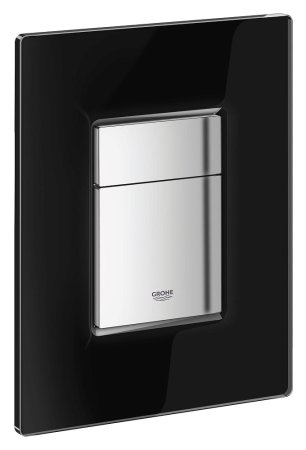 Кнопка смыва Grohe Skate Cosmopolitan 38845KS0 стекло черное 