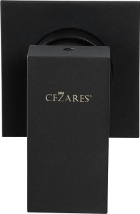 Смеситель Cezares Unika DIM-NOP С ВНУТРЕННЕЙ ЧАСТЬЮ, для душа, черный 