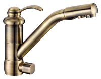 Смеситель для кухонной мойки Zorg Clean Water ZR 400 KF-47-BR