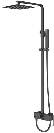 Душевая система BelBagno Luce LUC-VSCM-NERO Черная матовая 