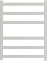 Полотенцесушитель водяной Point Меркурий PN83156W П6 500x600, белый