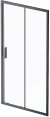 Душевая дверь AM.PM Gem Solo 110 W90G-110-1-195BT профиль Черный матовый стекло прозрачное 