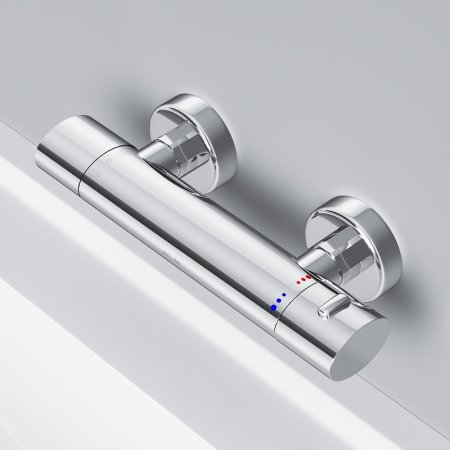 Смеситель для душа AM.PM Sense F7540000 с термостатом Хром 