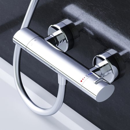 Смеситель для душа AM.PM Sense F7540000 с термостатом Хром 
