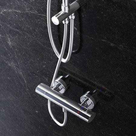 Смеситель для душа AM.PM Sense F7540000 с термостатом Хром 