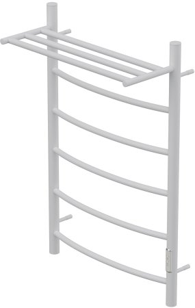Полотенцесушитель электрический APEXTERMO Corona CR01185WM 800x500 с полкой, белый матовый 