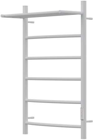 Полотенцесушитель электрический APEXTERMO Corona CR01185WM 800x500 с полкой, белый матовый 