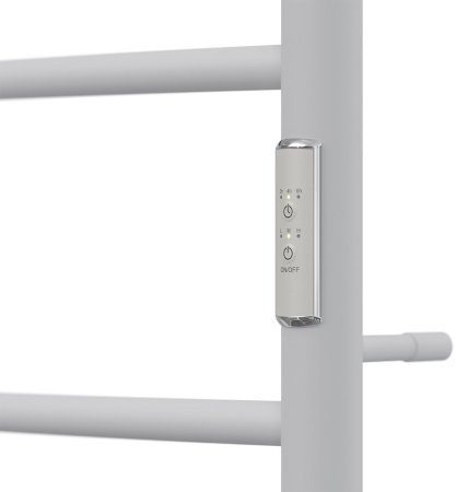 Полотенцесушитель электрический APEXTERMO Corona CR01185WM 800x500 с полкой, белый матовый 