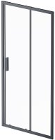 Душевая дверь AM.PM Gem Solo 100 W90G-100-1-195BT профиль Черный матовый стекло прозрачное