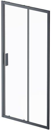 Душевая дверь AM.PM Gem Solo 100 W90G-100-1-195BT профиль Черный матовый стекло прозрачное 