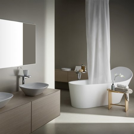 Ванна из искусственного камня Laufen Palomba 180х89 2.4580.2.000.000.1 без гидромассажа 