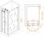 Душевой уголок RGW PA-144 (PA-104+Z-050-2+O-104) 600x1000 