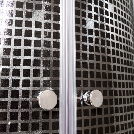 Душевая кабина Deto L 801 N без крыши BLACK 