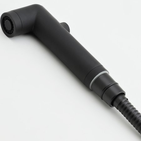 Гигиенический душ со смесителем Orange Karl M05-888b Черный матовый 