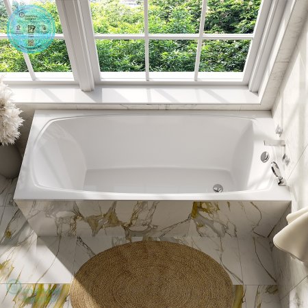 Ванна из литьевого мрамора Marmo Bagno Элза 180x75 MB-Э180-75 без гидромассажа 