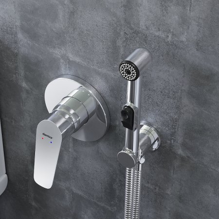 Гигиенический душ со смесителем Damixa Jupiter 777510001 Хром 