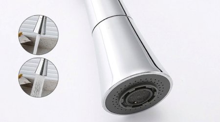 Смеситель для кухни Frap H71 F4471 Хром Черный 