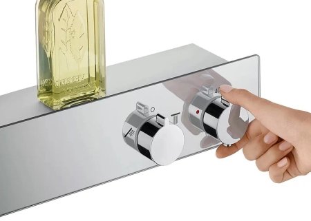 Смеситель для душа Hansgrohe ShowerTablet 13108000 с термостатом Хром 