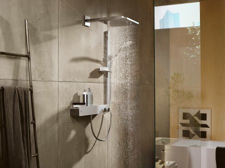 Смеситель для душа Hansgrohe ShowerTablet 13108000 с термостатом Хром 