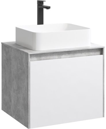 Корпус тумбы под раковину Aqwella 5 Stars Mobi 60 MOB0106BS подвесной Бетон светлый 