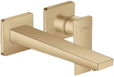 Смеситель для раковины Hansgrohe Metropol 32526140 Шлифованная бронза 